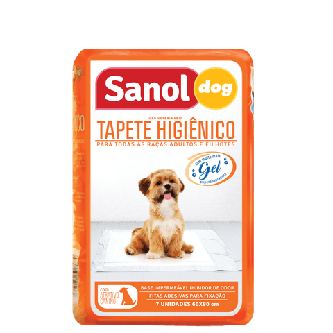 Tapete-Higienico-Sanol-Dog-Pacote-com-07-unidades